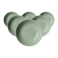 SUPPENTELLER Levi Grün ø 22 cm 6er Set - Grün, Keramik (22cm) - Ritzenhoff Breker