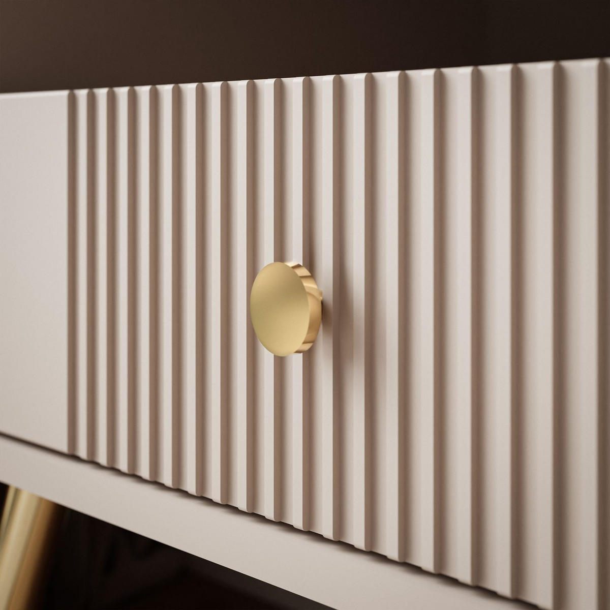 NACHTTISCH ELYSIA KASCHMIR mit Schublade - Kaschmir, Holzwerkstoff (65/55/39cm) - Lookway