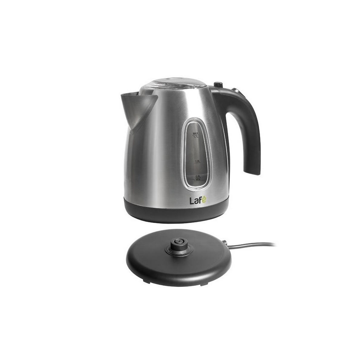 WASSERKOCHER ELEKTRISCH Silber 24/21.5/17.5 cm CEG003 - Silberfarben, Metall (21.5/17.5/24cm) - Lafe