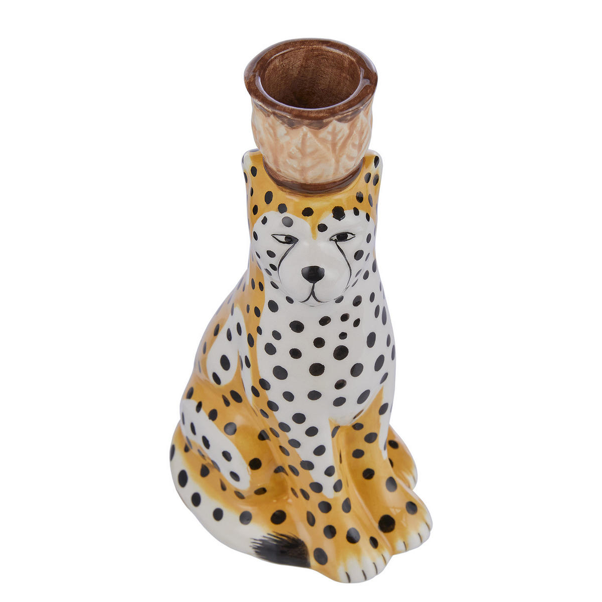 KERZENHALTER Leo - Beige, Stein (9/15/6cm) - Butlers