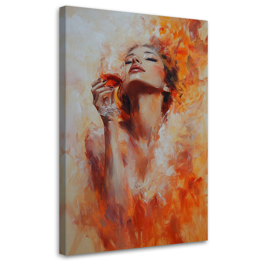 Feeby Wandbild Orange 70x100 cm