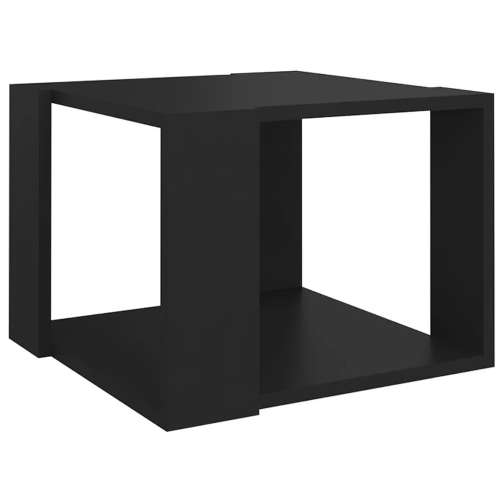 COUCHTISCH Schwarz 40x40x30 cm Holzwerkstoff - Schwarz, Holzwerkstoff (40/40/30cm) - furnicato