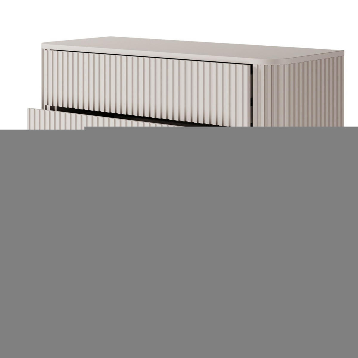 KOMMODE Arvello Greige 93 cm - Taupe, Holz/Holzwerkstoff (93.2/83.8/38cm) - Selsey
