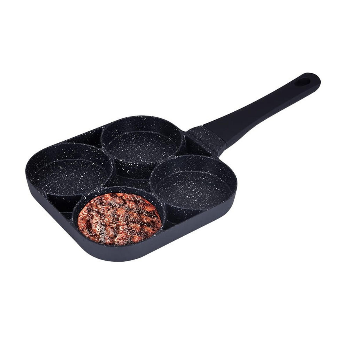 PFANNKUCHENPFANNE Schwarz 20/20/2.5 cm BH1447 - Schwarz, Metall (20cm) - Berlinger Haus