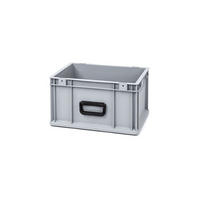 EUROBOX Nextgen Portable Uno 22x30x40cm 20 Liter - Grau, Kunststoff (30/22/40cm) - PROREGAL