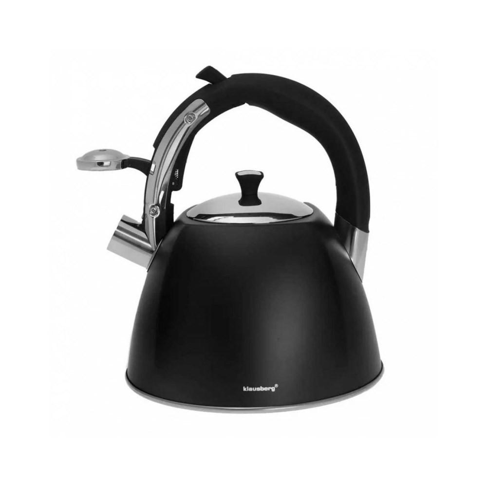 WASSERKESSEL Schwarz 25/22.5/23 cm 7760 - Schwarz, Kunststoff (25cm) - Klausberg 