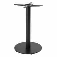 TISCHBEIN, Schwarz - Schwarz, Metall (45/72/45cm) - Oviala