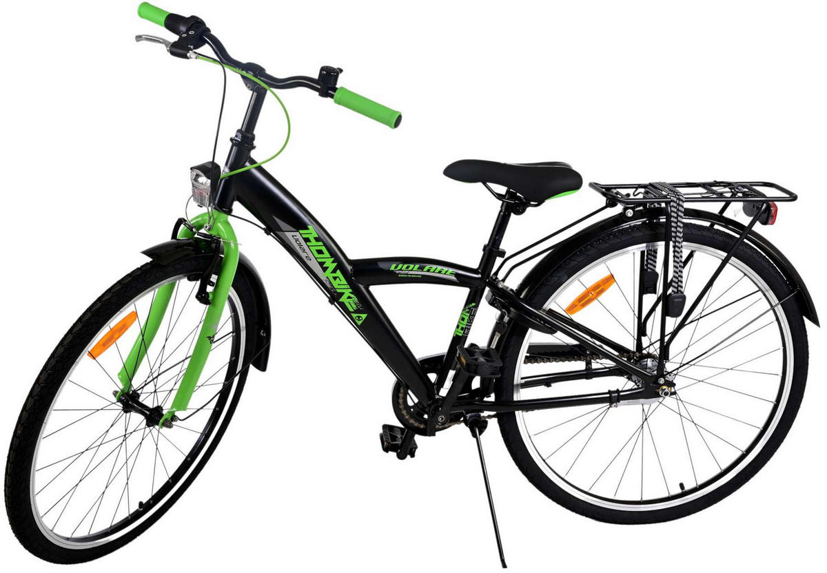 KINDERFAHRRAD Thornbike - Jungen - 26 Zoll - Rücktritt + Handbremse - 3 Gänge - Grün - Grün, Metall (77cm) - TPFSports