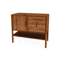 KOMMODE INA Wildeiche - Mokka, Holz (97/84/46cm) - byoak