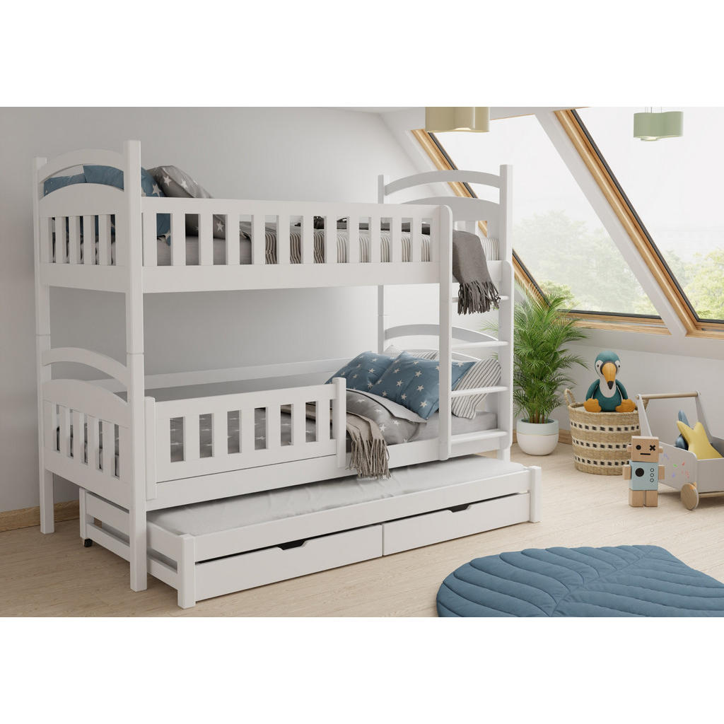 Thumbnail - Deine Möbel 24 Etagenbett, Weiß, Holz, Kinder- & Jugendzimmer, Kindermöbel, Kinderbetten, Etagenbetten