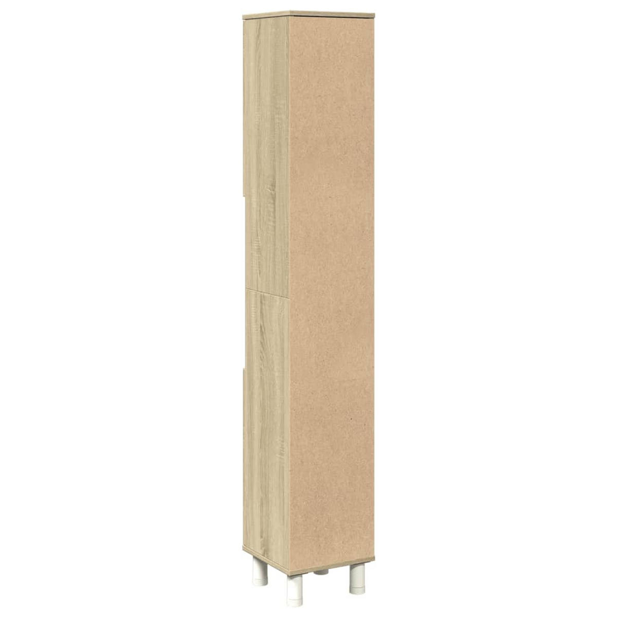 BADSCHRANK Sonoma-Eiche 30,5/30/179 Cm Holzwerkstoff - Braun, Holzwerkstoff (30/179/30.5cm) - vidaXL