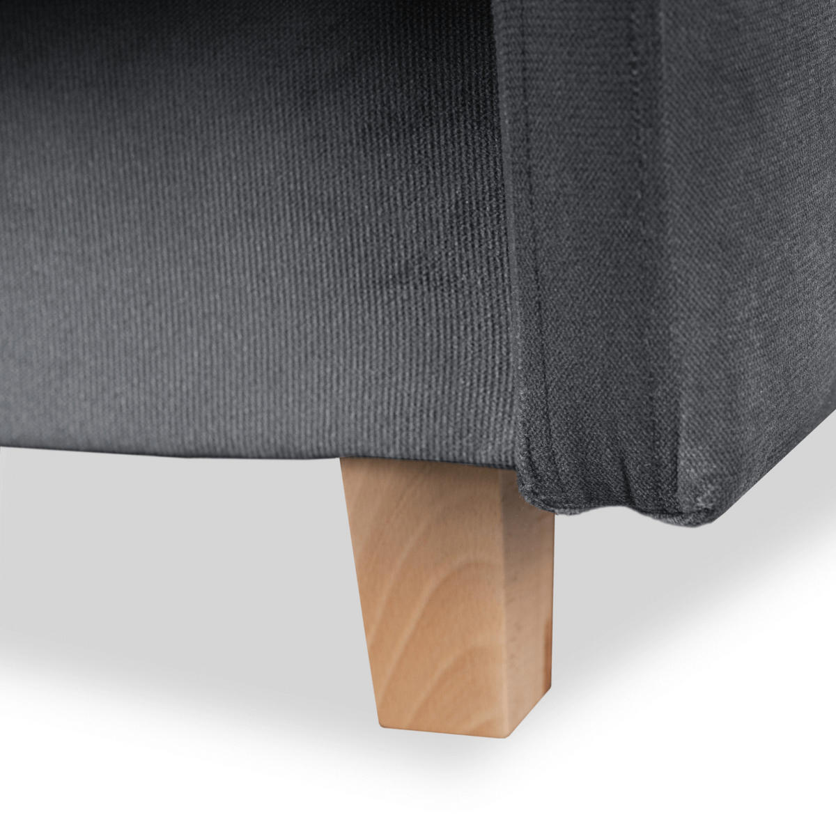 SCHLAFSOFA CUBA ausziehbar Zweisitzer Grau - Grau, Holz/Textil (199/96/85cm) - makarowski meble