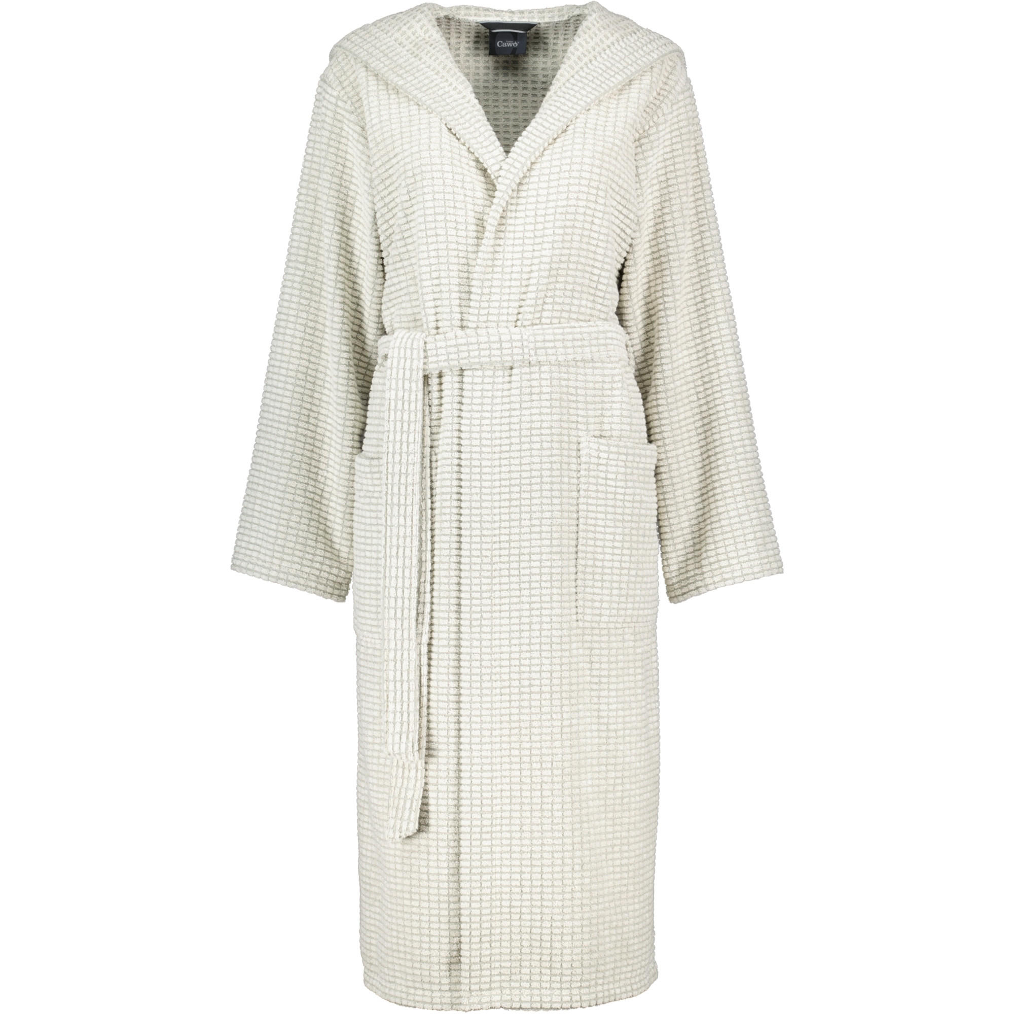 BADEMÄNTEL DAMEN KAPUZE KAPUZE 6137 NATUR-ZIRBE - 34 - Orange, Textil (Lnull) - Cawoe