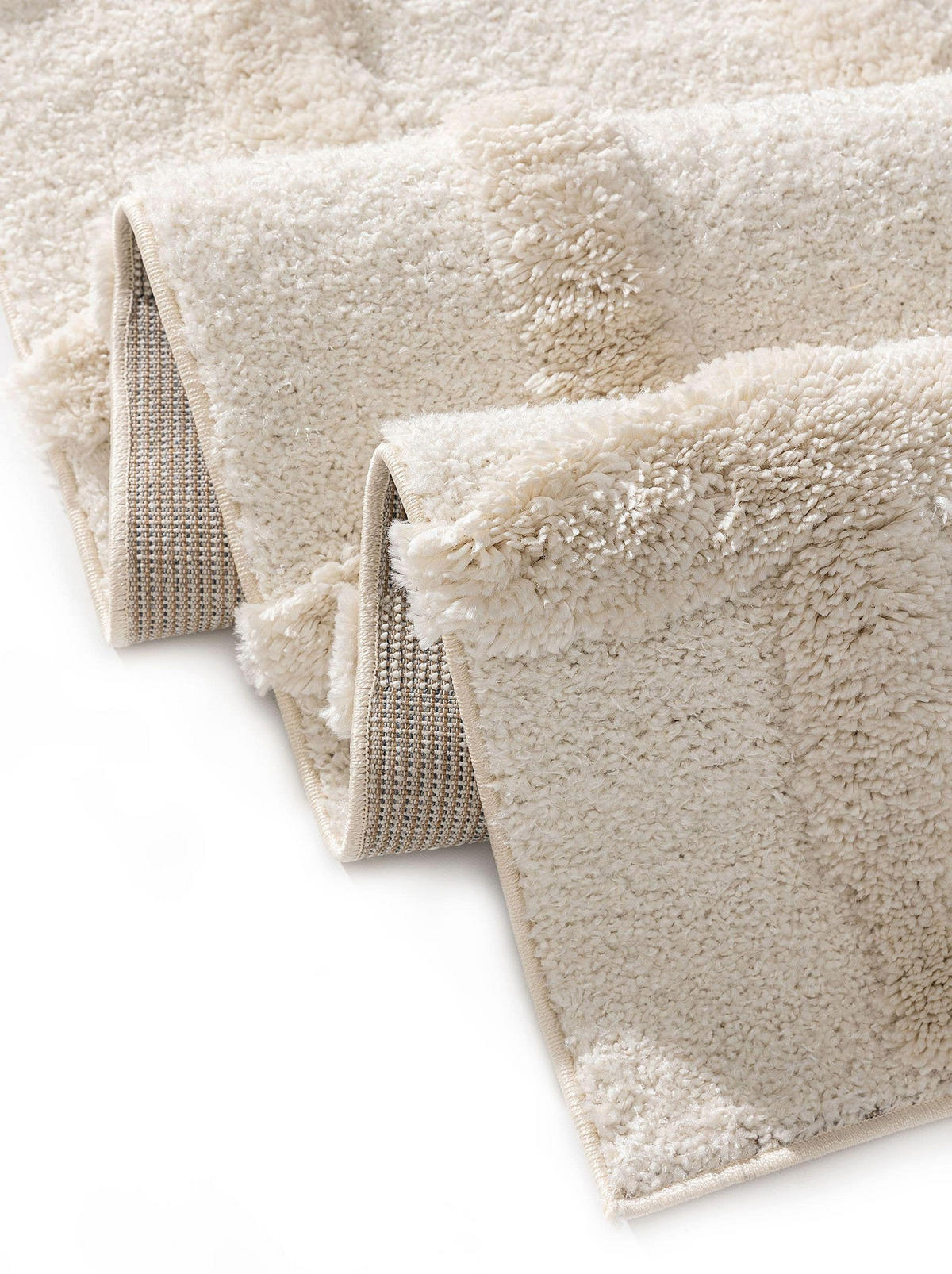 HOCHFLORTEPPICH Tibo Cream 120x170 cm - Creme, Textil (120/170cm) - benuta Pop