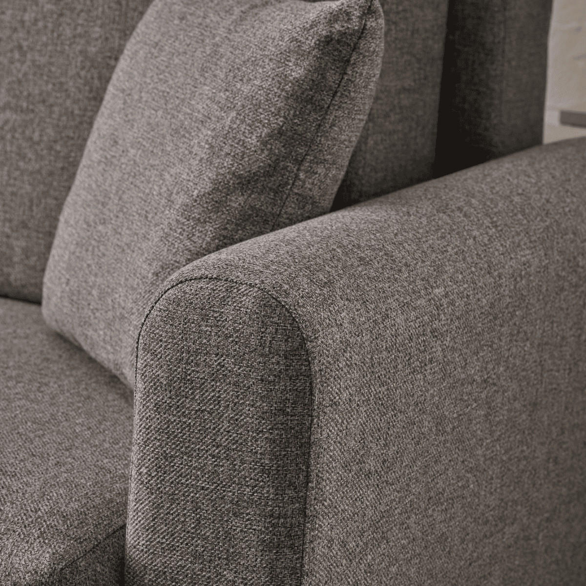 ECKSOFA mit Schlaffunktion und linksseitiger Récamiere - mane 246/160/85 cm - Grau, Textil (160/246cm) - Calicosy