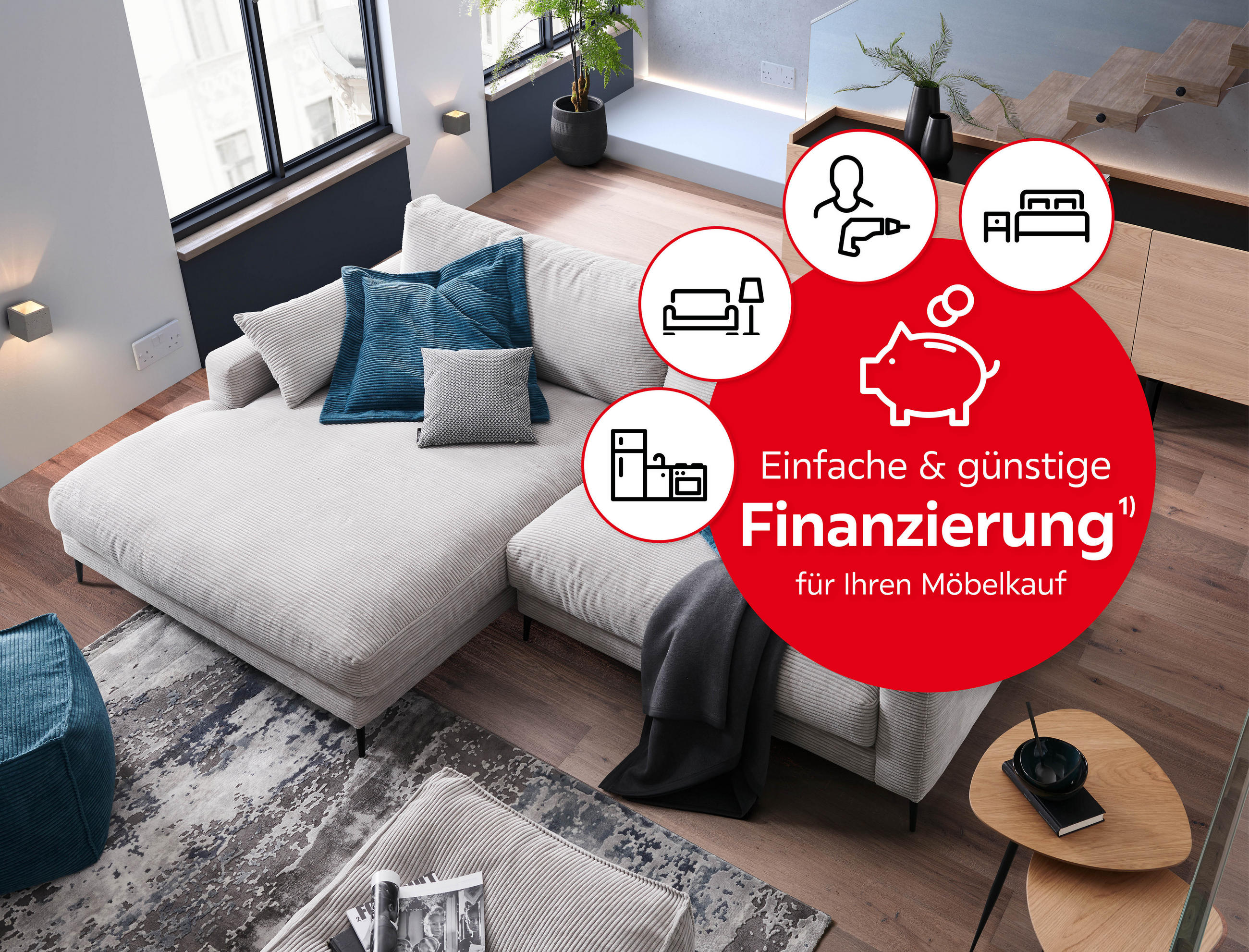 Einfache &amp; günstige Finanzierung für ihren Möbelkauf