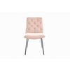 ESSZIMMERSTUHL NEW CHARME Pink Cord - Pink, Textil (52/87/66cm) - KAWOLA