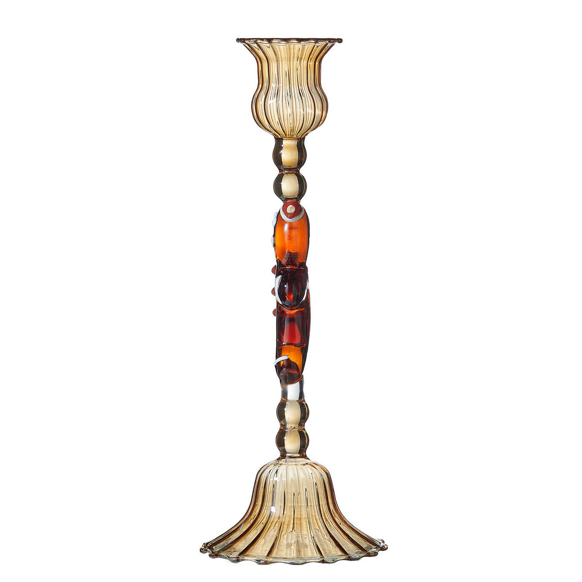 KERZENHALTER Merry & Bright Gingerbread - Braun, Glas (9/22/2cm) - Butlers