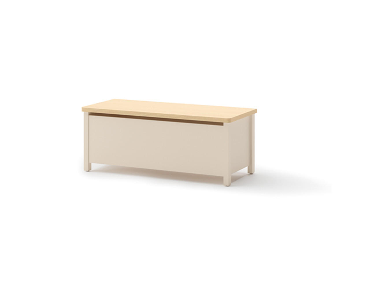 KINDERSITZBANK STORY 10 - Eichefarben/Beige, Holzwerkstoff (99/39/42cm) - Meblini