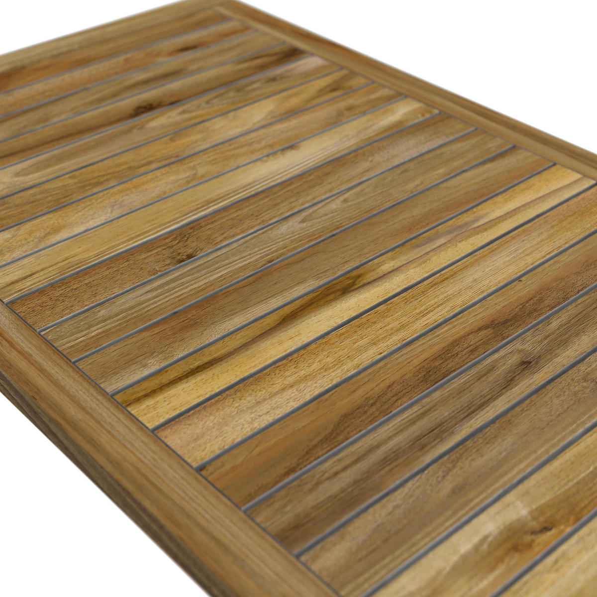 LOUNGEGARNITUR Silas Creme Holz/Outdoorstoff/Metall - Creme, Holz - Bessagi Garden