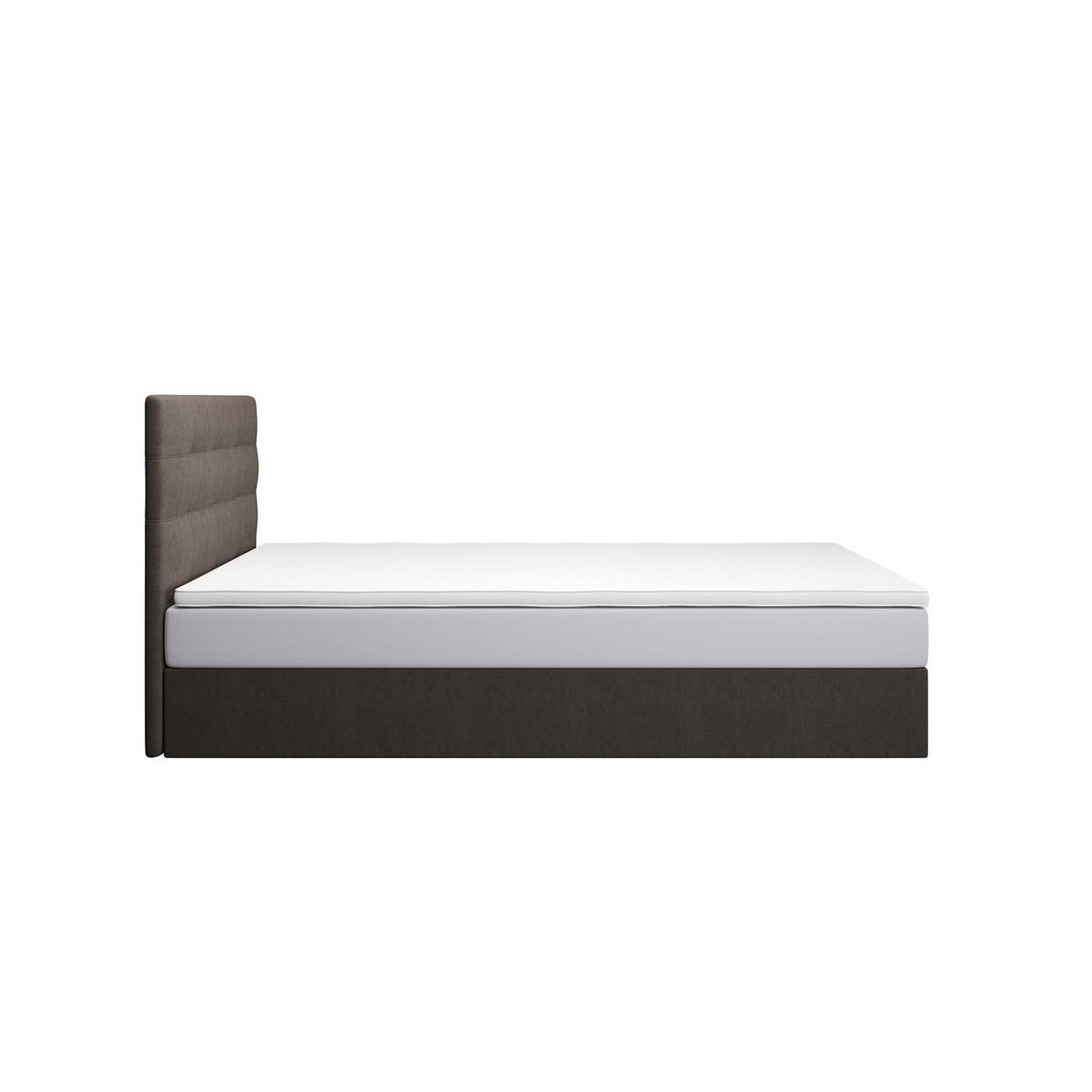 BOXBETT DUO 1 100x200 Cosmic 03, mit Matratze H3 und Topper, Braun - Braun, Holz/Kunststoff (100/200cm) - Bedante