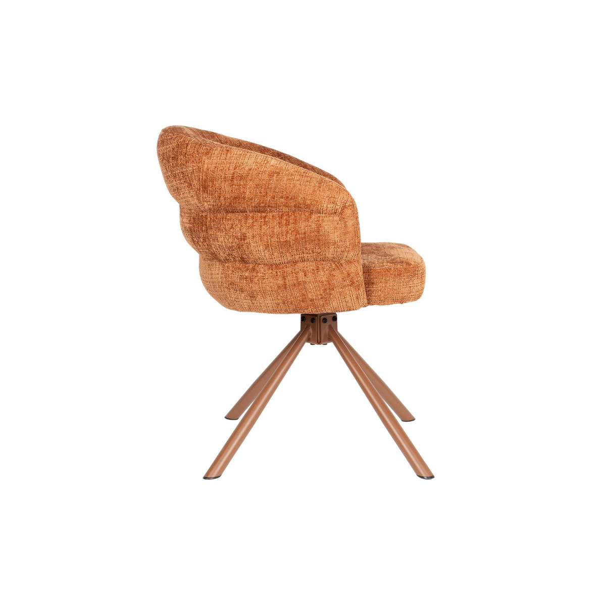 ESSZIMMERSTÜHLE Marjolein Armleuning Oranje - 2 er Set - Rot, Kunststoff (62/77/63cm) - Housecraft Living