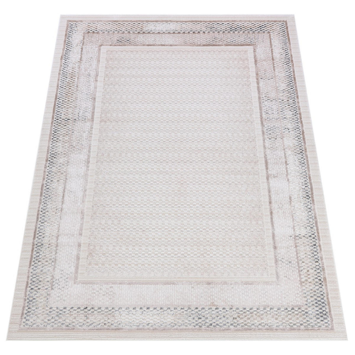 KOBEREC béžový krémový vintage - 120 x 170 cm - krémová, textil (120/170cm) - Mazovia