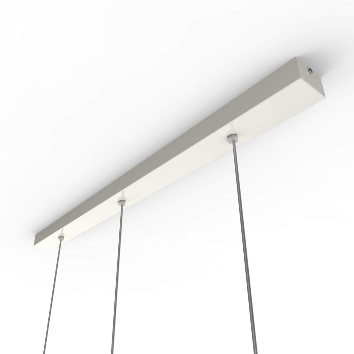 HÄNGELEUCHTE - Weiß Hochglanz, Metall (25/100/16cm) - Lumicom