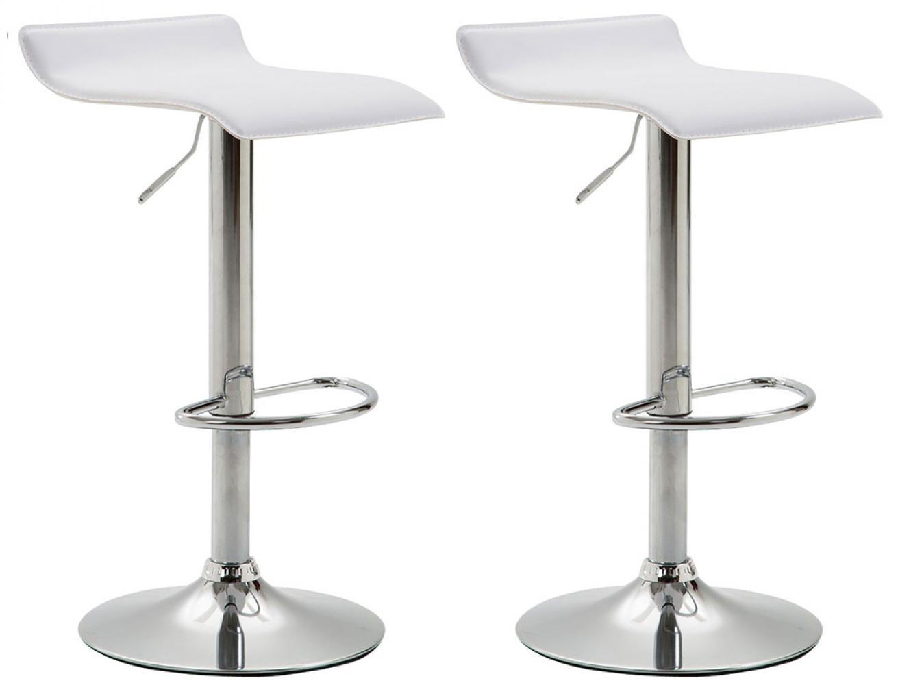 CLP Barhocker Weiß 36x63x39 cm