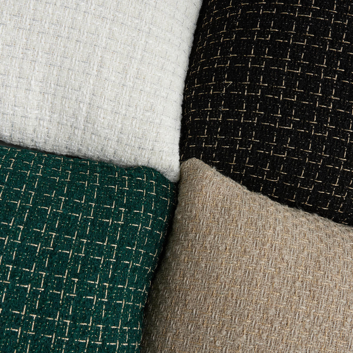 KISSENBEZUG Balin - Silberfarben, Textil (45/45cm) - home&you