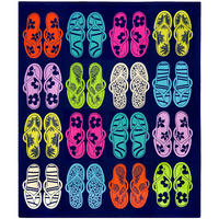 STRANDTUCH XL Mikrofaser Multicolor 140x170 220g/m² - Fiuzzi - Multicolor, Textil (140/170cm) - LE COMPTOIR DE LA PLAGE
