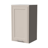 HÄNGESCHRANK Salo W2/40 Grau / Kaschmir Matt 40 / 32,5 / 72cm - Kaschmir/Grau, Holz/Holzwerkstoff (40/72/32.5cm) - Feldmann-Wohnen