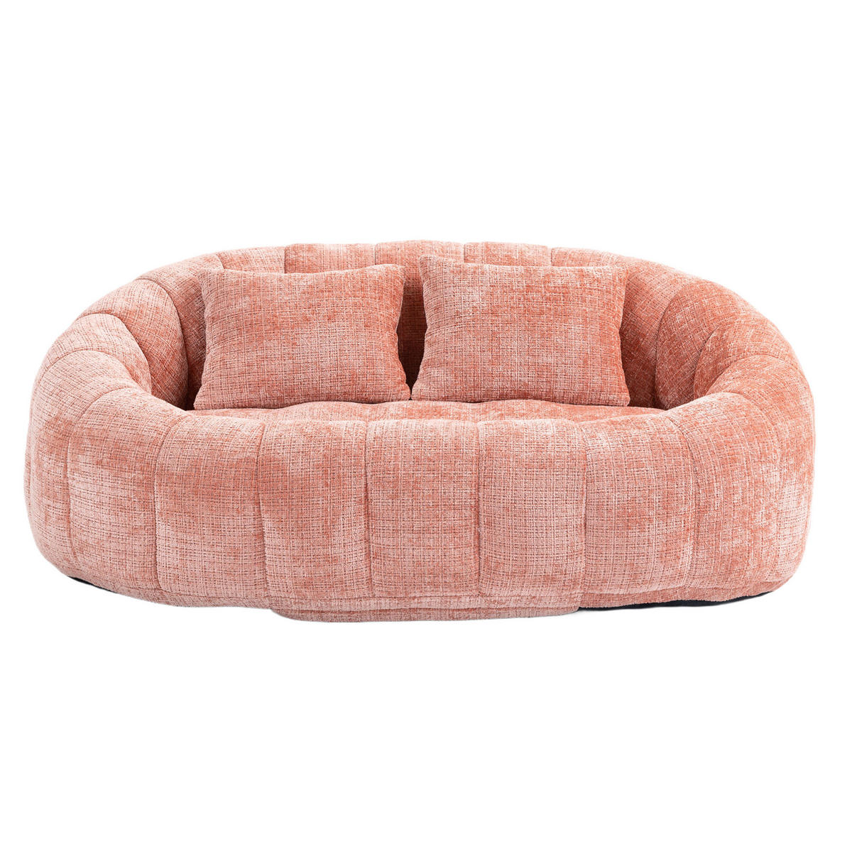 SITZSACK Chenille 150 x 95 x 63 cm Pink - Pink, Kunststoff (95/63/145cm) - Beauniv