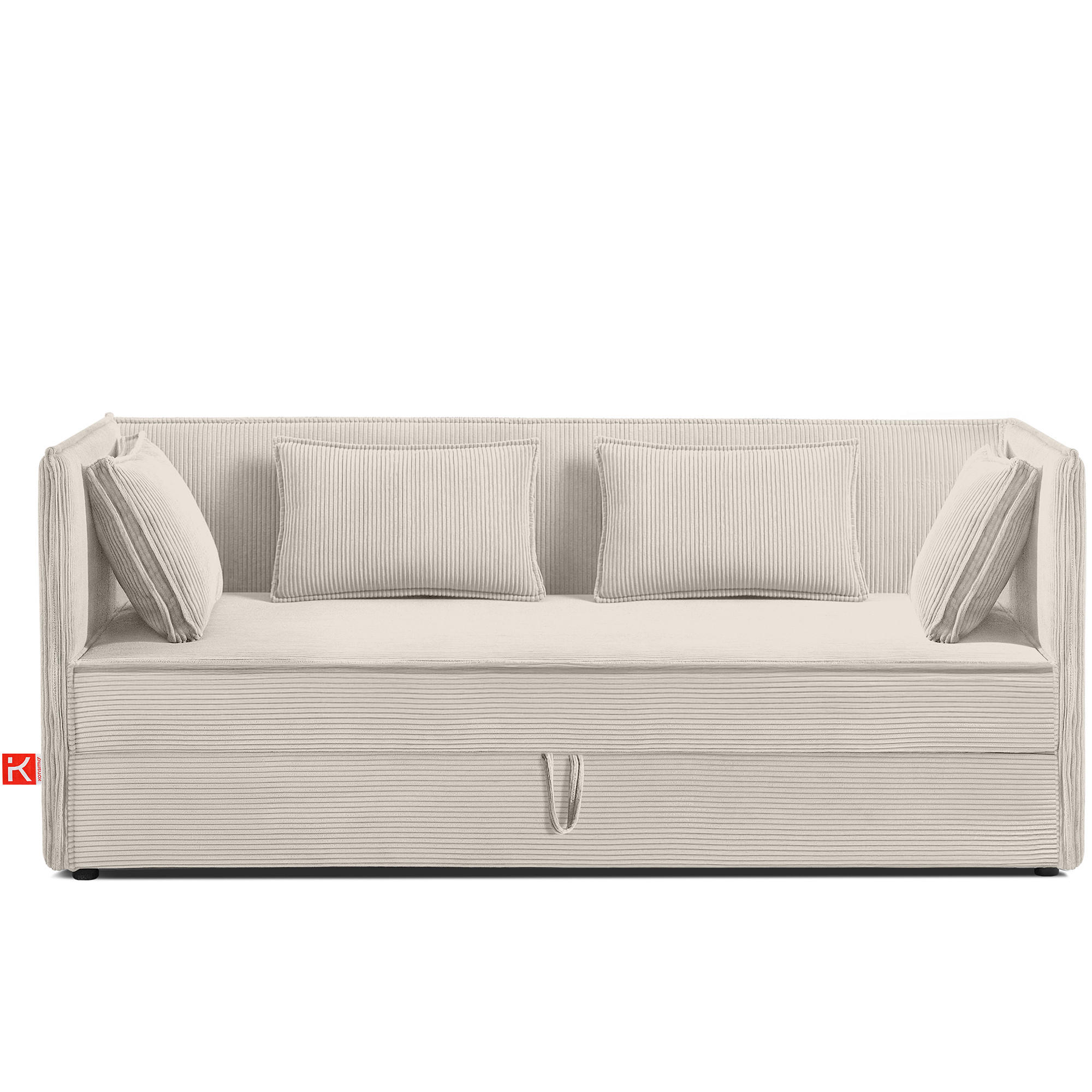 Konsimo® Jugendbett Creme 92x200 cm