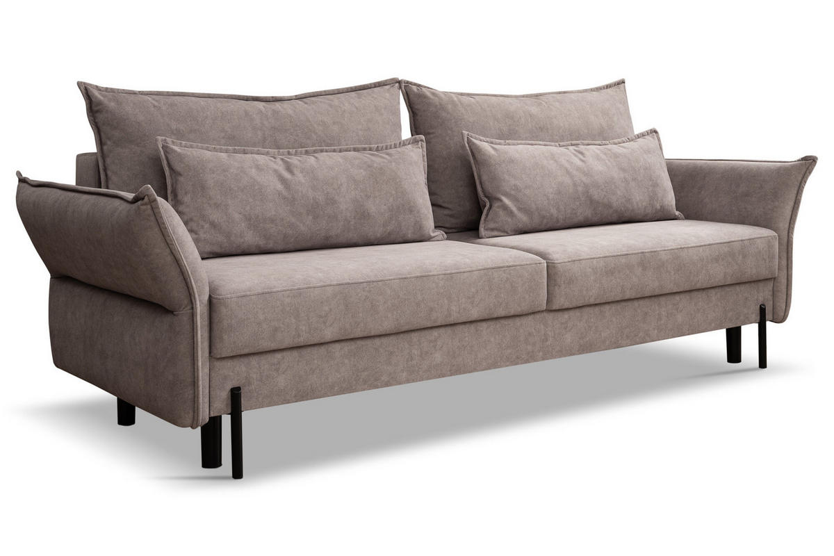 SCHLAFSOFA Volio Mit Bettzeugcontainer Beige - Beige, Holz/Textil (239/91/96cm) - Kaiser Möbel