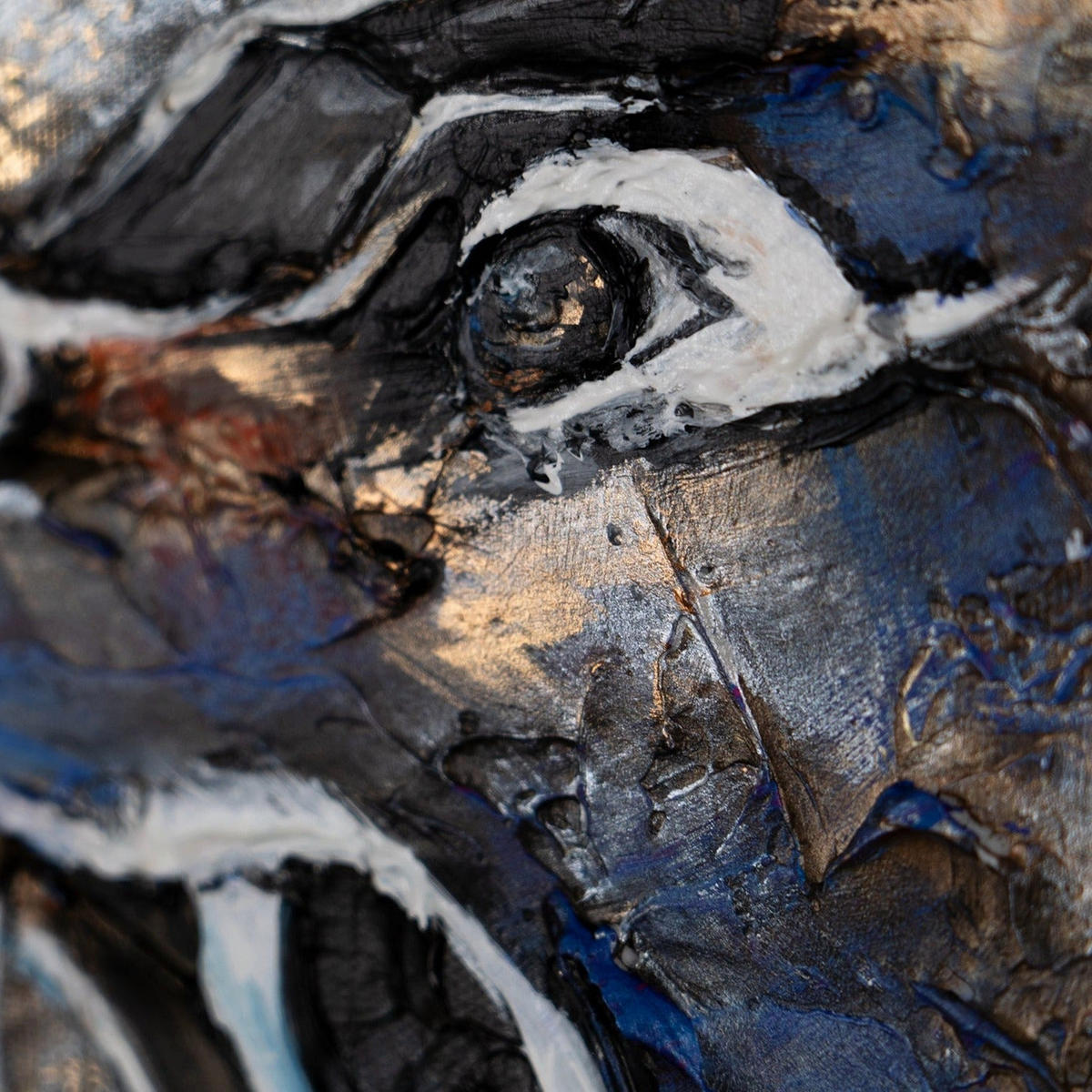 GEMÄLDE Börse Schattenfugenrahmen Schwarz 160x80 cm - Schwarz, Holz (160/80cm) - YS-art gallery