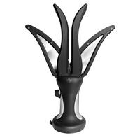 MESSERSCHÄRFER Crown schwarz - Schwarz, Kunststoff - Vulkanus