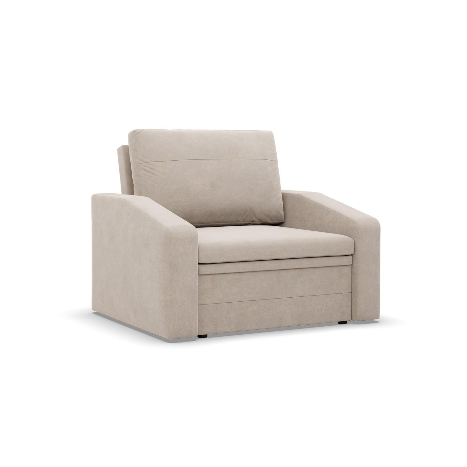 LOUNGESESSEL ORBIT, 80 CM, Beige - Beige, Textil (108/80/87cm)