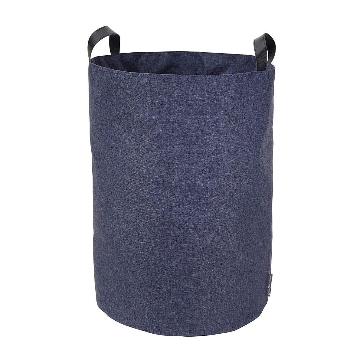 WÄSCHEKORB mit Griffen, Durchmesser 40 cm - Blau, Textil (40/55/40cm) - Calicosy