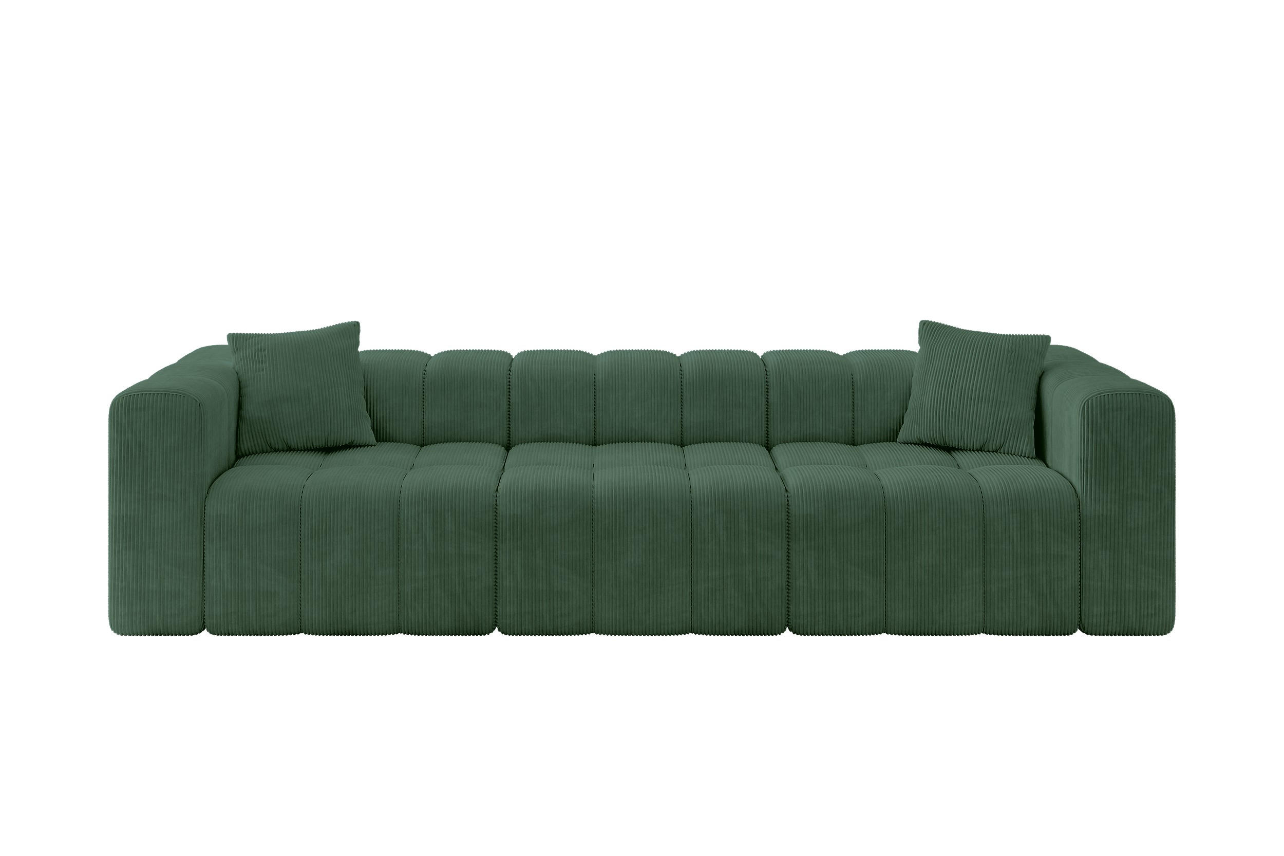 Altdecor Sofa Waldgrün 315x71x90 cm