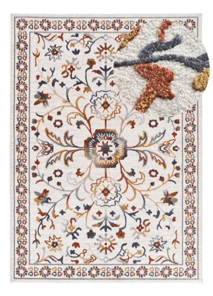 KURZFLORTEPPICH Mehrfarbig Luly 133/190 cm - Multicolor, Naturmaterialien/Textil (133/190cm) - Atticgo