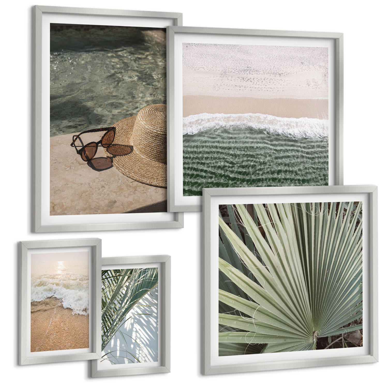 Tulup Bilder Silber 40x60 cm