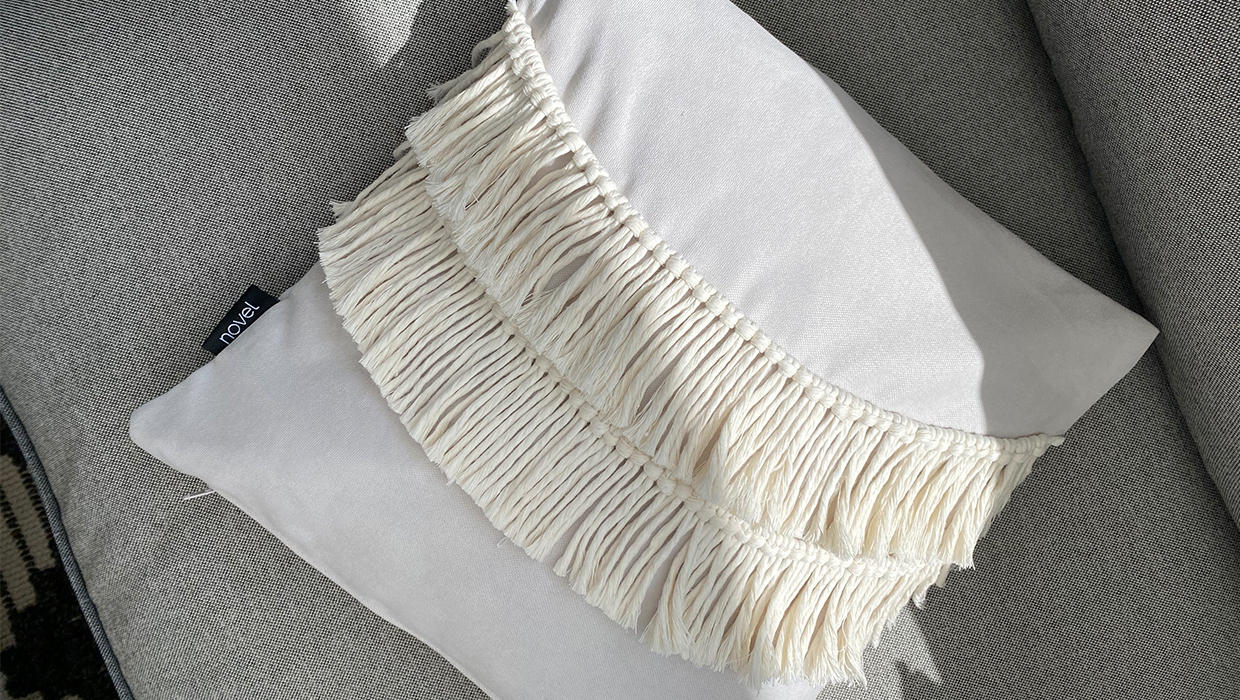 DIY Boho Kissen Ergebnis