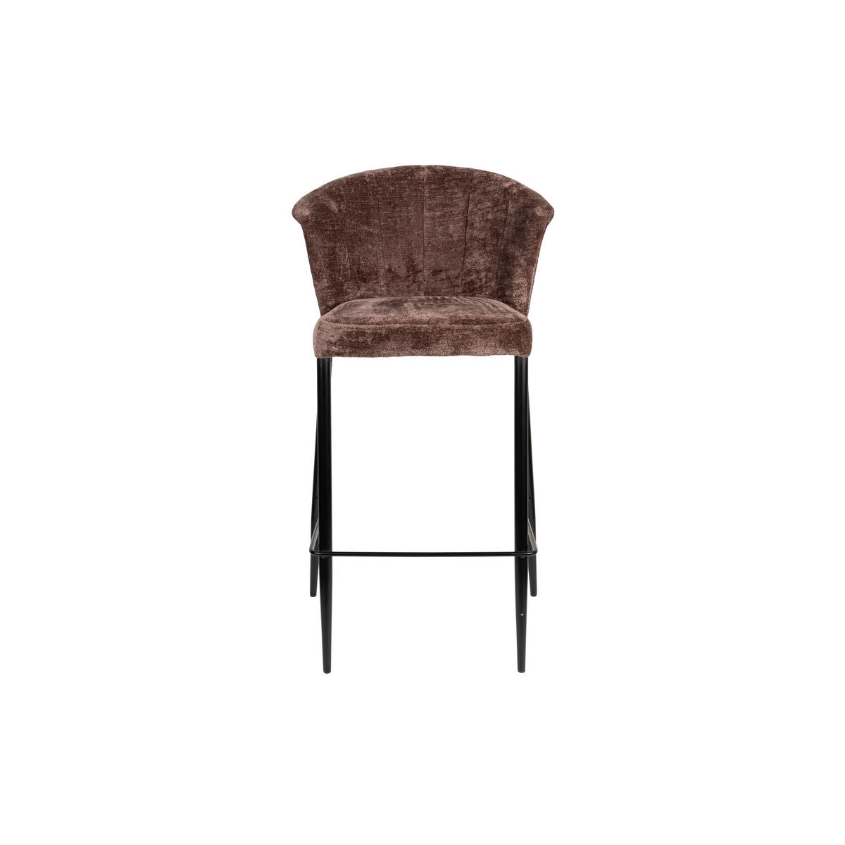 BARHOCKER Georgia Rückenlehne 73 cm Lila - 2 er Set - Flieder, Holz (54/101/56cm) - Dutchbone