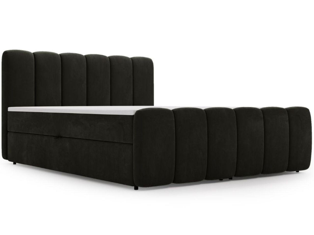 Graingold Boxbett Dunkelgrau 160x200 cm