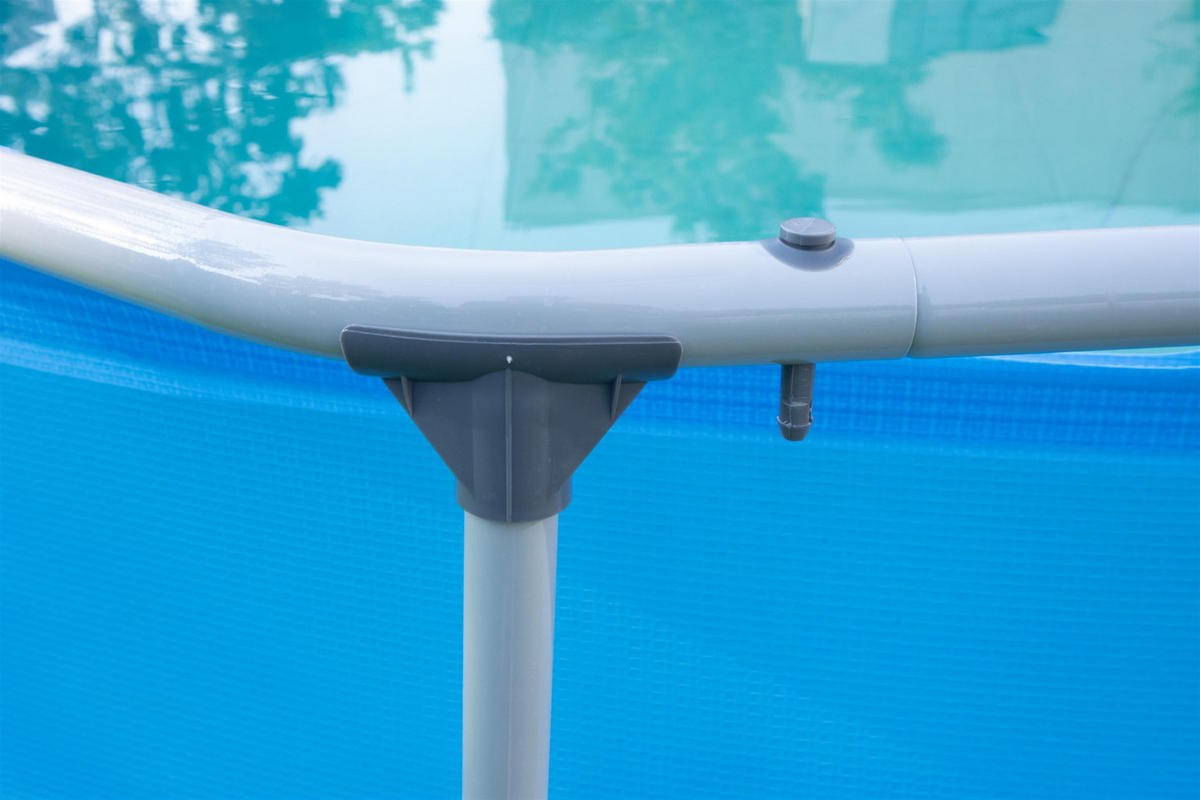 POOL Aufstellpool Ersatzpool Frame Pool rund 366 x 76 cm blau ohne Filterpumpe - Blau, Kunststoff (366/76/366cm) - Avenli