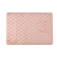 BADTEPPICH Zac Rosa 60/40/2 cm Textilien - Hellrosa, Textil (40/60cm) - Mondex