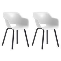 GARTENSTUHL Noa 2er-Set - Weiß, Kunststoff (57/55cm) - Keter