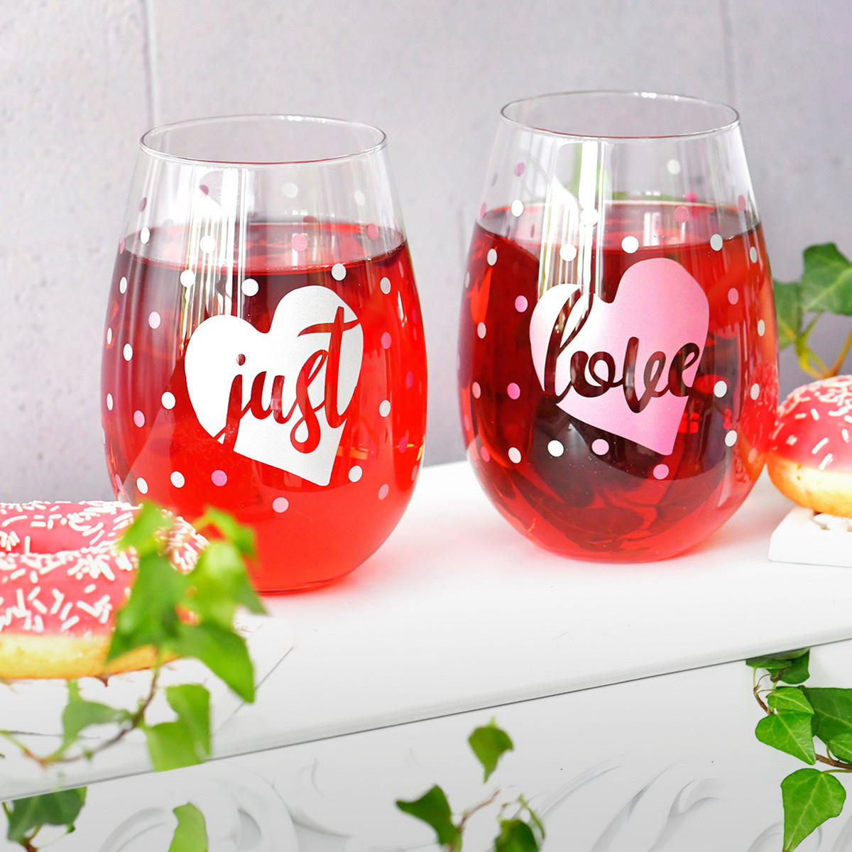 WASSERGLÄSER Just Love, 500 ml - Multicolor, Glas (0.5L) - Krosno Glass