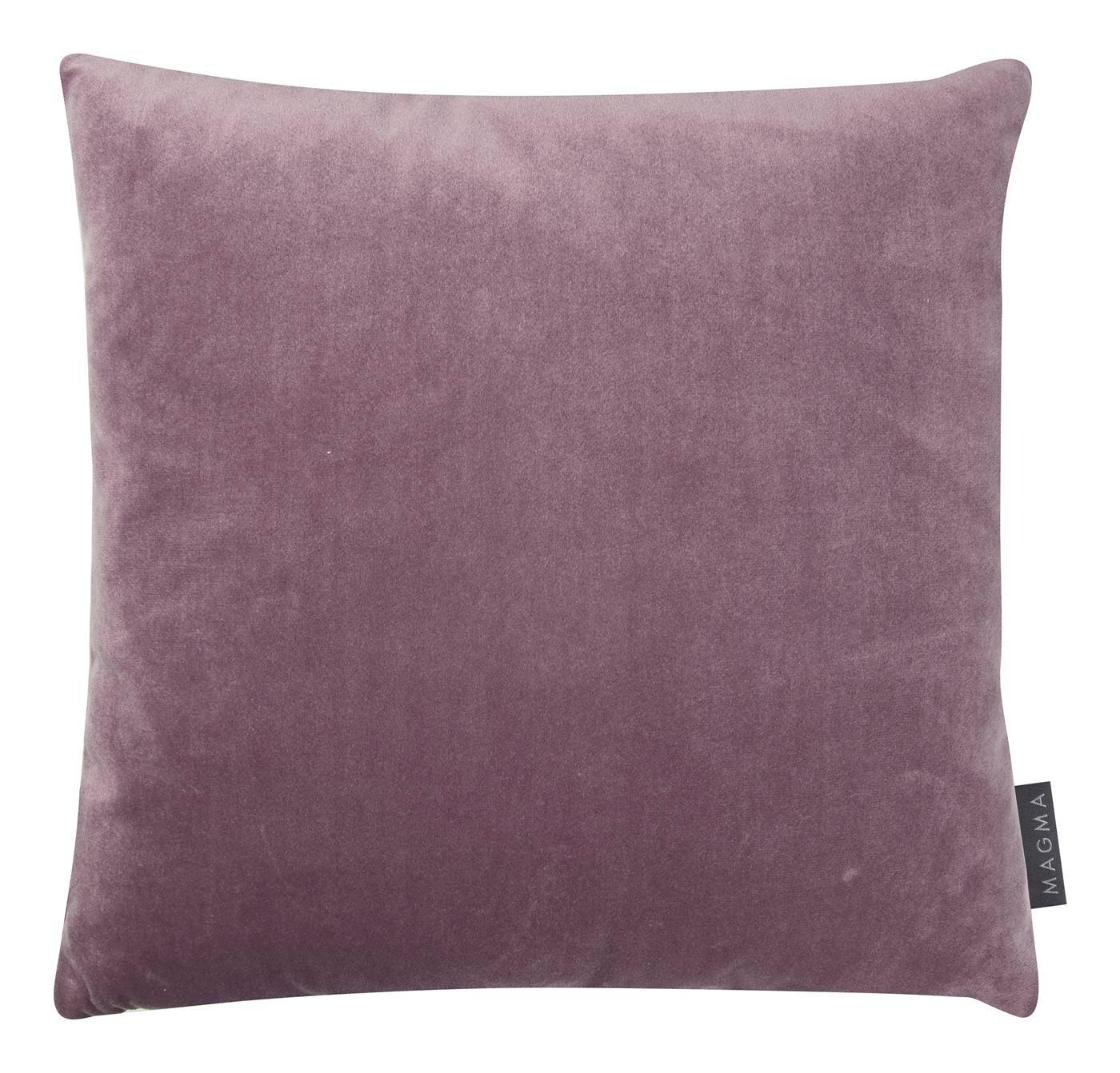 KISSENHÜLLE Samt Uni - Weinrot, Textil (40/40cm) - Magma Heimtexx